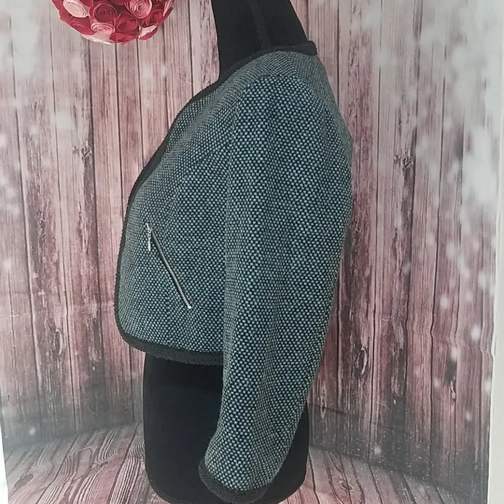 One World cropped tweed jacket S